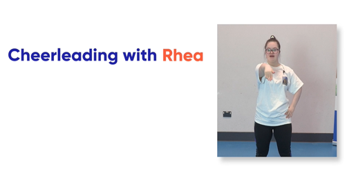 Image of Rhea cheerleading